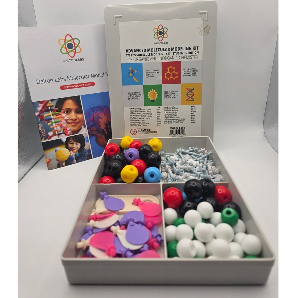 Dalton Labs Advanced Molecular Modeling Kit Student Edition 1-004 Chemistry